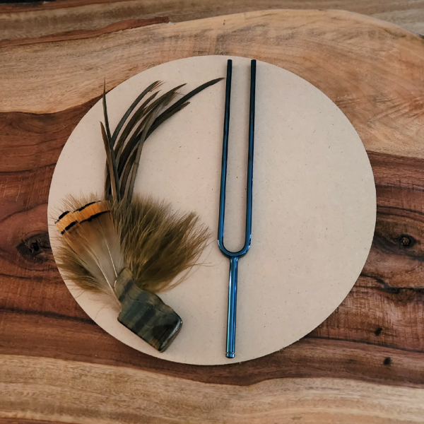 Blue Titanium Tuning Fork